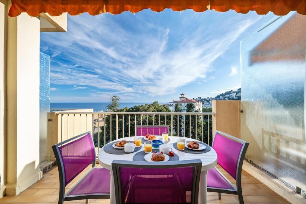 Le Fontana Rosa - Vue Mer - Terrasse - Parking Inclus マントン エクステリア 写真