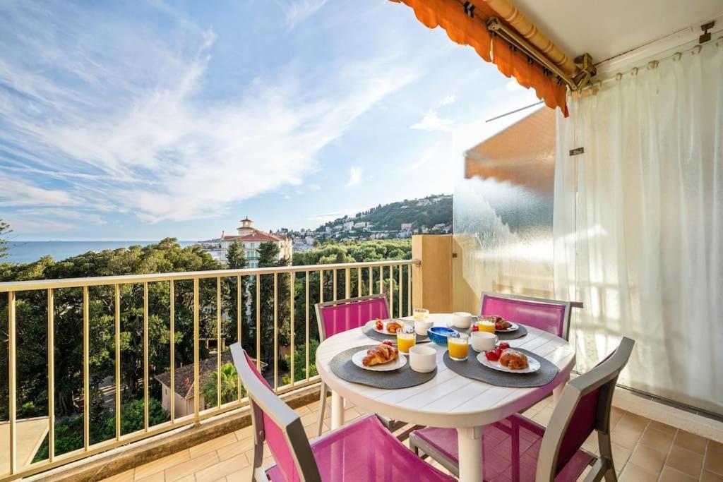 Le Fontana Rosa - Vue Mer - Terrasse - Parking Inclus マントン エクステリア 写真
